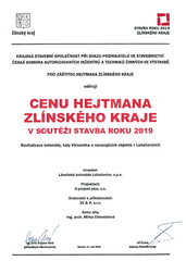 Cena hejtmana - kolon&aacute;da Luhačovice